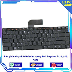 Bàn phím thay thế dành cho laptop Dell Inspiron 7420 14R 7420 - Hàng Nhập Khẩu 