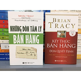 Bộ 2 cuốn về Kinh tế của tác giả Brian Tracy (Những Đòn Tâm Lý Trong Bán Hàng & Kết Thúc Bán Hàng – Đòn Quyết Định)