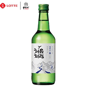 Rượu Soju Chum Churum Lotte Hàn Quốc vị Truyền Thống 16.5% chai 360ml