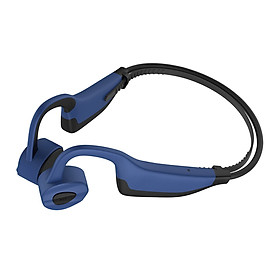 Tai nghe Bluetooth 5.0 K7 Bone Conduction IP55 Chống thấm nước dành cho chạy thể thao Tai nghe Rảnh tay với Mic - Đen & Xanh dương-Màu xanh đen