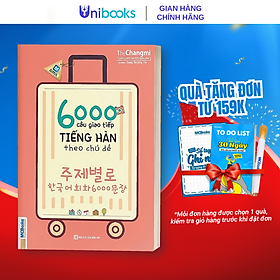 Sách - 6000 Câu Giao Tiếp Tiếng Hàn Theo Chủ Đề Cho Người Mới Bắt Đầu