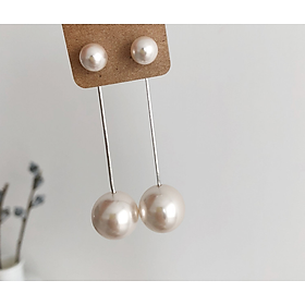 Bông Tai Ngọc Trai phối nhỏ to Hot Trend