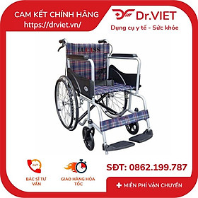 Xe lăn tay LUCASS X97-X97J-X97JB thắng tay phù hợp cho người già