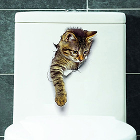 Sticker Dán Tường Trang Trí DIY 3D Cat Xh2001