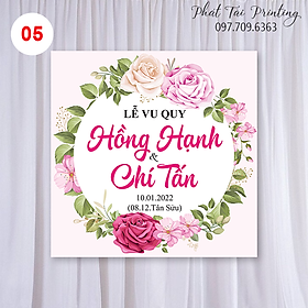 Bảng Backdrop trang trí đám cưới MS 05