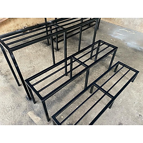 Mua Bộ kệ sắt để chậu kiểng sân vườn - Bộ 3 kệ sắt siêu chắc chắn