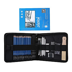 Pro Sketching Pencil Set Graphite Charcoal Pencil Drawing Tools Kit Art Set