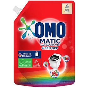 Túi Nước Giặt OMO Matic Bền Đẹp Cửa Trên 2.2kg