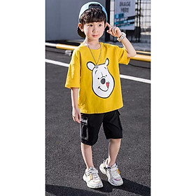Bộ thun bé trai dễ thương cho bé 10-40kg