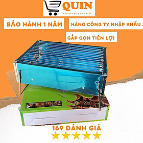 Mua Bếp Nướng Than Hoa Inox Lò Nướng Than Hoa Inox du lịch dã ngoại Model Hmin