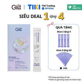 NƯỚC UỐNG COLLAGEN GILAA SIÊU PHÂN TỬ 300DA GILAA KẾT HỢP PEONY TRẺ HÓA CÂN BẰNG NỘI TIẾT (20g x 15 gói)