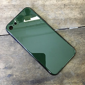 Ốp lưng chống sốc dành cho iPhone 6 Plus, iPhone 6S Plus lưng kính viền màu TPU dẻo