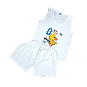 Set 3 Bộ quần áo 3 lỗ màu trắng cottong cho bé từ sơ sinh đến 15kg loại đẹp