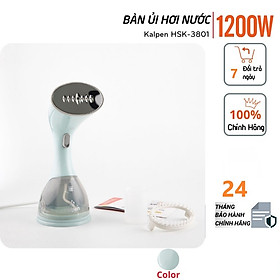 Mua Bàn Ủi Hơi Nước Cầm Tay Mini Đứng Kalpen HSK-3801 Làm Mềm Và Là Phẳng Mọi Loại Vải - Hàng chính hãng