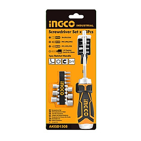Bộ tua vít 15 đầu Ingco AKISD1508