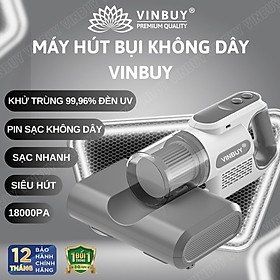 Mua Máy hút bụi giường  máy hút bụi nệm  máy hút bụi ô tô  cầm tay không dây hiện đại diệt khuẩn đa tầng  đèn UV  lực hút mạnh 18000PA - Hàng chính hãng VinBuy