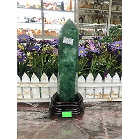 Mua Trụ đá phong thủy trấn thạch đá thạch anh xanh - Nặng 1 02 kg  1 05 kg  1 22 kg  1 48 kg và 2 6 kg