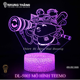 Mua Nhiều Mẫu - Đèn LED 3D Nhân Vật LOL DL-5003 - 7 Màu Sắc Thay Đổi - Để Bàn Học  Làm Việc  Trưng Bày - Có Khiển