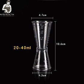 Mua Ca Đong Nhựa 2 Đầu - Jigger Đong Nhựa Hai Đầu