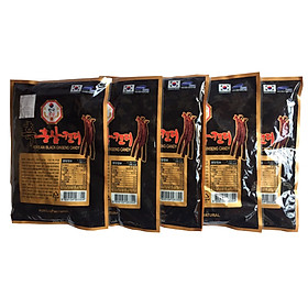 Combo 5 kẹo hắc sâm Kumsam Hàn Quốc 300g