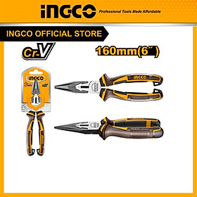 Mua Kìm cắt mỏ dài 6 inch 160mm chất liệu thép Crv Ingco HLNP28168