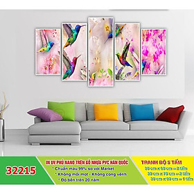 Tranh treo tường phòng khách chú chim/3D gỗ Hàn Quốc sang trọng, hiện đại