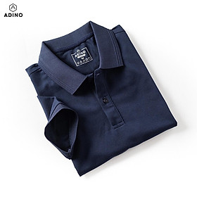 Áo polo nữ ADINO 6 màu phối viền chìm vải cotton co giãn dáng công sở slimfit hơi ôm trẻ trung APN03