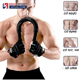 Gậy Tập Cơ Tay Lò Xo Kháng Lực KUNO SPORT, Thanh Lò Xo Power Lực Từ 20KG Đến 60KG - 20KG