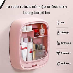 Kệ mỹ phẩm dán tường, tủ để đồ trang điểm, thuốc, đồ dùng cá nhân