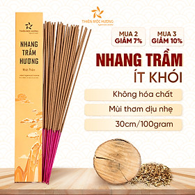 Mua Nhang trầm hương tự nhiên Thiên Mộc Hương- Trầm Hương 12 năm  30cm  Ít Khói  Thơm Nhẹ  Dễ Chịu  Không kích mũi