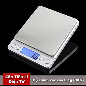 Mua Cân (3kg) tiểu li điện tử trang sức  nhà bếp độ chính xác cao 0.1g - 3000g