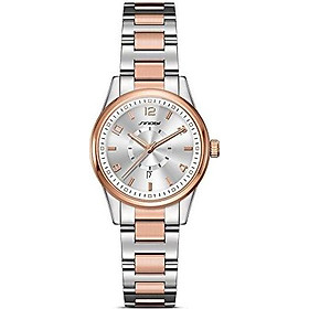 Women Easy Reader Date Expansion Watch Ladies Quartz Clock Female Bracelet Quartz Wrist Watch
