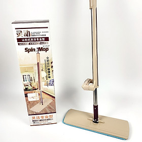 Hình ảnh Cây Lau Nhà Thông Minh Tự Vắt Phẳng Spin Mop Xoay 360 độ