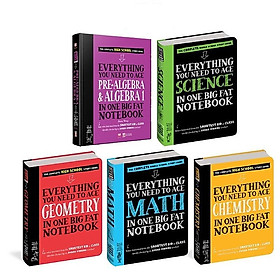 Sách Everything You Need To Ace Study, Big Fat Notebook ( Combo 5 cuốn )