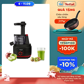 Máy ép trái cây Tefal/ Máy ép chậm Tefal ZC150838 - Công suất 150W - Dung tích 0.8L - Ống dẫn kích thước lớn - Giữ trọn dinh dưỡng - Hàng chính hãng