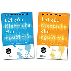 Combo 2 cuốn: Lời Của Nietzsche Cho Người Trẻ (Tập 1 + 2) - Tặng kèm bookmark AHA