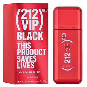 Nước Hoa Nam Carolina Herrera 212 VIP Black Red for Man 100ml full Limited