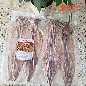 Mực khô lớn loại 1 , size 12 con kg gói 500 gram