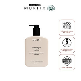 Sữa Dưỡng Thể Hữu Cơ Nuôi Dưỡng Và Bảo Vệ Da Mukti Botanique Lotion