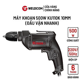 Máy Khoan KRESS KU110K Đầu Vặn Nhanh Chống Nhiệt Tốt 500W 10mm