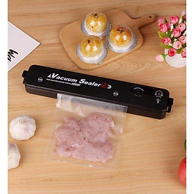 Máy hút chân không Vacuum Sealer kiêm hàn miệng túi(TẶNG KÈM 5 TÚI)