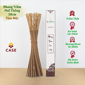 Nhang Trầm Hương An Nhiên Phổ Thông, Hương Nhang Thờ Cúng Mỗi Ngày, An Toàn Khói Nhang, Thơm Phòng, Tự Nhiên, Dài 30cm - 80 Que