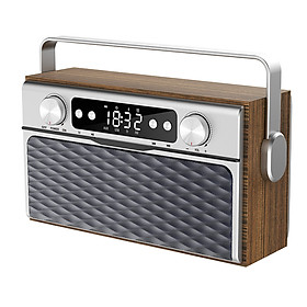X5 Portable Wireless Bluetooth 5.0 Speaker 20W Loudspeaker Alarm Clock FM Radio MP3 Player Support TF Card U Disk Line