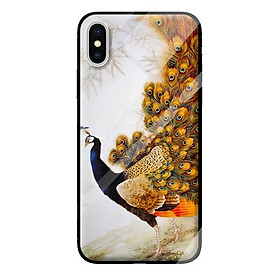 Ốp kính cho iPhone XS MAX CÔNG VÀNG HOA 3 - Hàng chính hãng