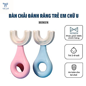 Bàn chải đánh răng silicone hình chữ U cho trẻ em