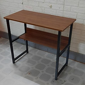 Bàn làm việc, bàn có kệ lửng BKL01T (full phụ kiện tuvit lục giác ốc vít)