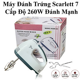 Máy Đánh Trứng Scarlett 7 Cấp Độ 280W - Hàng Nhập Khẩu