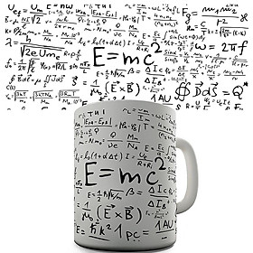 Creative Mathematical Formulas Ceramic Mug Pretty Coffee Milk Tea Cup Gift Decoration (Cannot Change Colour)