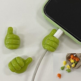 COMBO 10 CÁI Móc Treo Tường Giá Đỡ Dây Cáp Sáng Tạo Cho Phòng Tắm/ Ô tô/ Văn Phòng Có Keo Dán Mặt Sau Hình Bàn Tay Nhỏ
