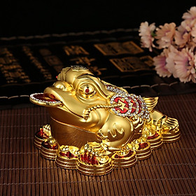 Mua Tượng cóc thiềm thừ bằng hợp kim mạ vàng (Tượng mini  tượng để xe ô tô)